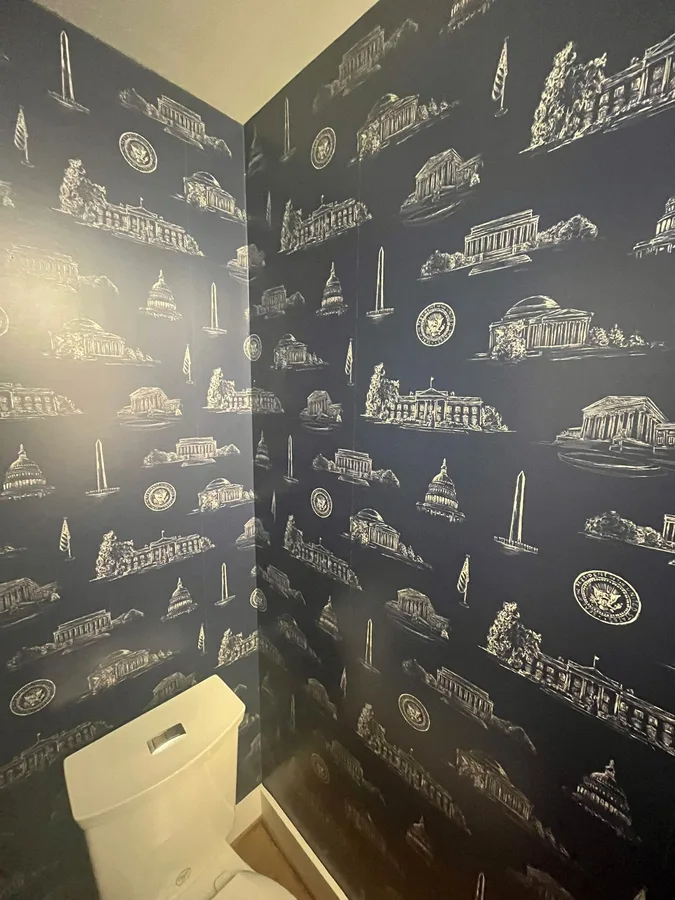 Wallpaper installation project