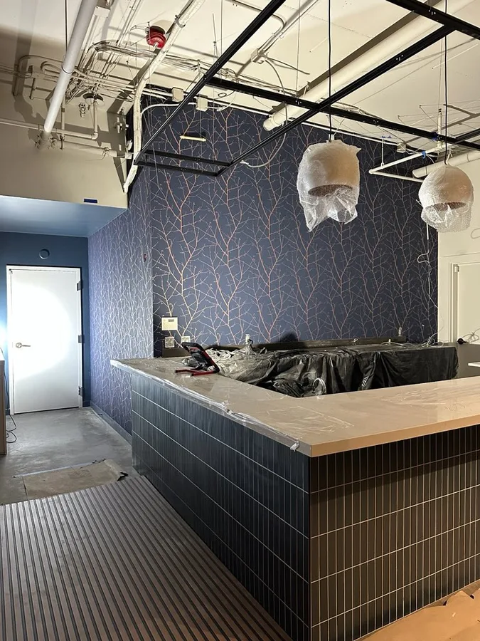 Commercial Wallpaper Installation Chicago project